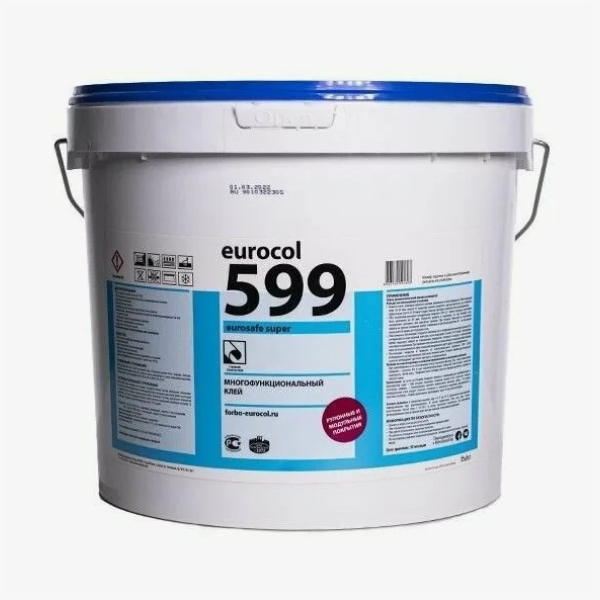 Клей водно-дисперсионный «Eurosafe Super 599», 20 кг