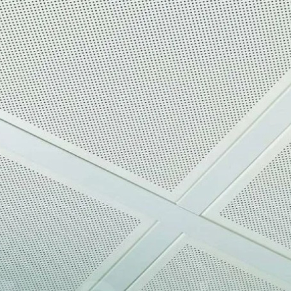 Кассета алюминиевая Line 595x595 мм Кассета Line белая матовая