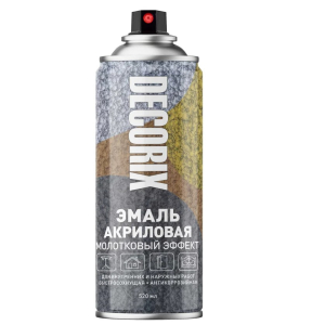 Аэрозольная эмаль с молотковым эффектом Эмаль Аэрозольная с молотковым эффектом Декорикс 520мл