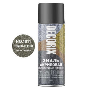 Аэрозольная эмаль с молотковым эффектом Эмаль Аэрозольная с молотковым эффектом Декорикс 520мл