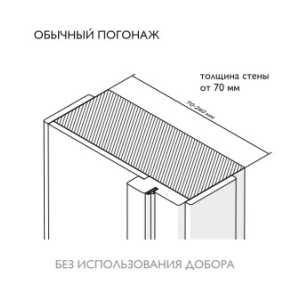 Добор 2070x100x8